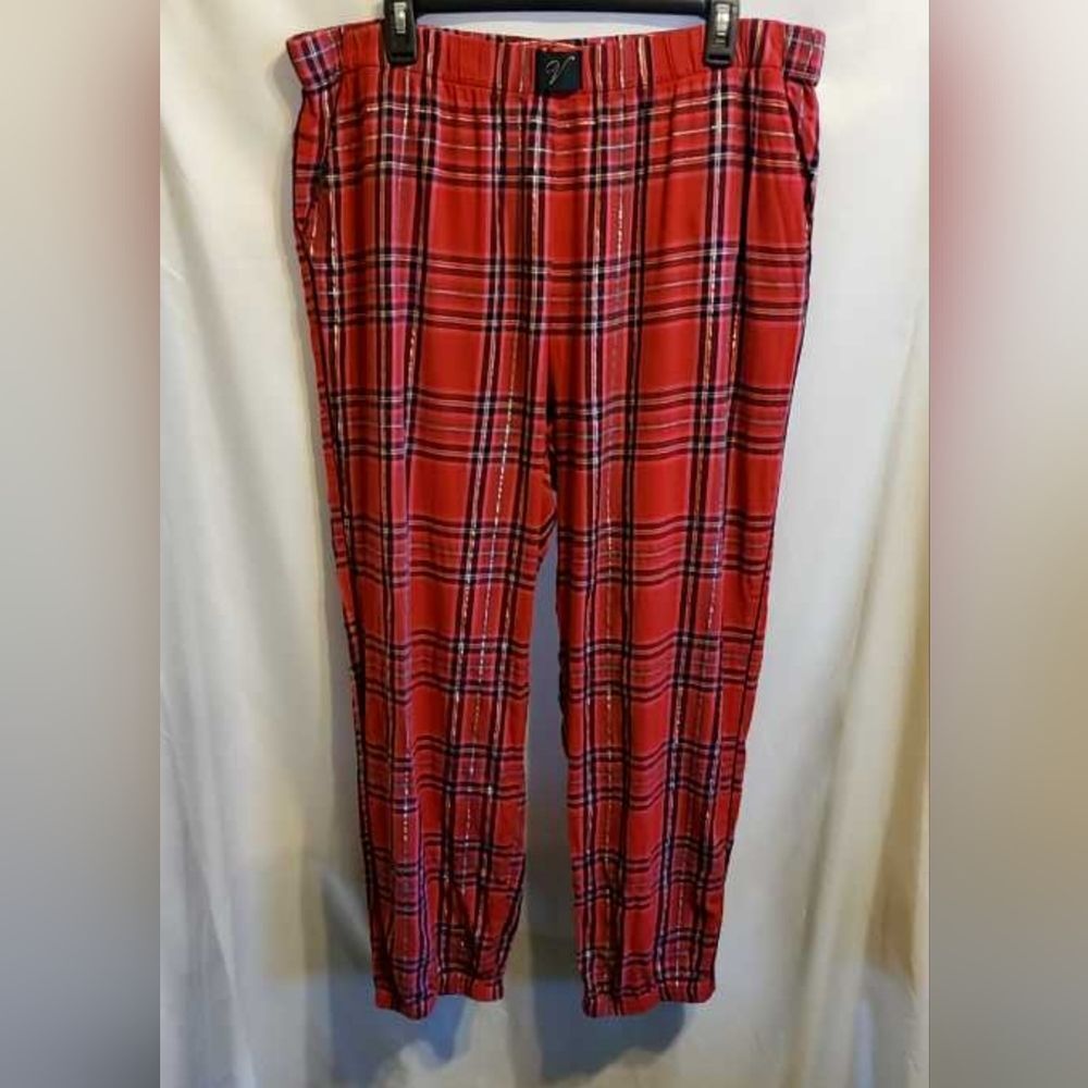 Victoria's Secret Red Plaid Lounge Pants